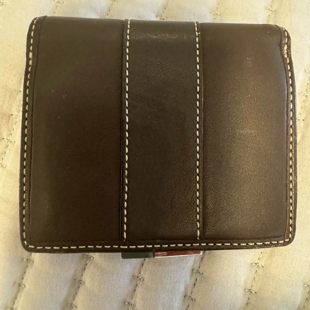 Vintage Coach brown wallet
